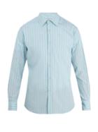 Prada Classic-fit Striped Cotton Shirt