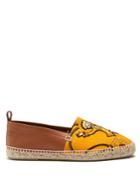 Loewe X Paula's Ibiza Clown-print Canvas Espadrilles