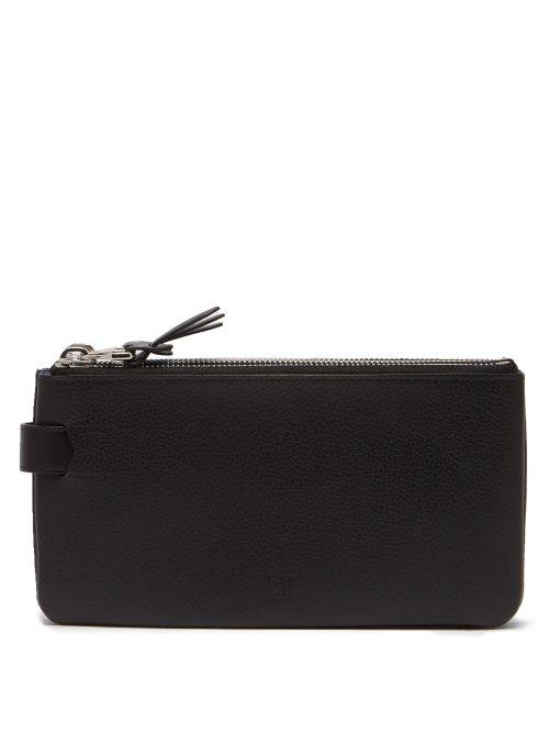 Matchesfashion.com Dunhill - Boston 3 In 1 Leather Pouch - Mens - Black