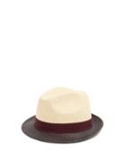 Matchesfashion.com Prada - Tri Colour Straw Hat - Mens - Beige Multi