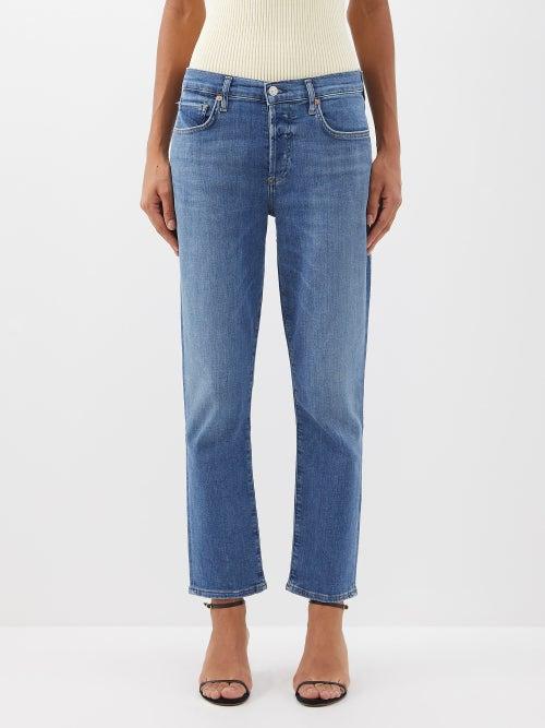 Citizens Of Humanity - Emerson Slim Boyfriend Jeans - Womens - Dark Blue
