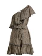 Zimmermann Paradiso Gingham Linen-blend Mini Dress