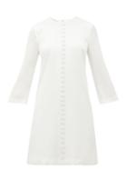Matchesfashion.com Goat - Houston A-line Crepe Mini Dress - Womens - White