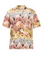 Matchesfashion.com Endless Joy - Towards A Centre Surreal-print Shirt - Mens - Multi