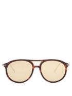 Matsuda Side-shield Round-frame Sunglasses