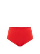 Matchesfashion.com Mara Hoffman - Lydia High-rise Bikini Briefs - Womens - Red