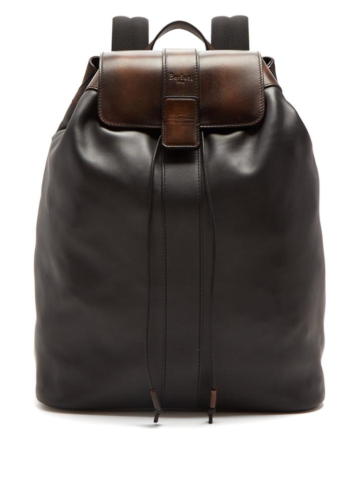 Berluti Horizon Leather Backpack