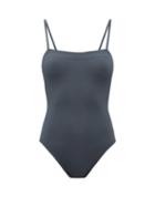 Matchesfashion.com Eres - Aquarelle Square-neck Swimsuit - Womens - Grey