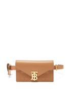 Matchesfashion.com Burberry - Envelope Quilted-leather Belt Bag - Womens - Tan