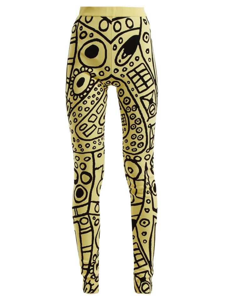 Colville Abstract-jacquard High-rise Leggings