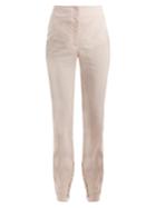 Lemaire Buttoned-cuff Silk-blend Trousers