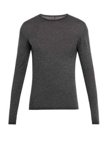 Iffley Road Dartmore Crew-neck Wool Base-layer Top