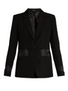 Maison Margiela Single-breasted Exposed-lining Wool Jacket