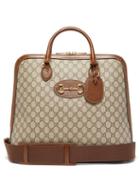 Matchesfashion.com Gucci - Horsebit Gg Supreme Canvas Holdall - Mens - Beige