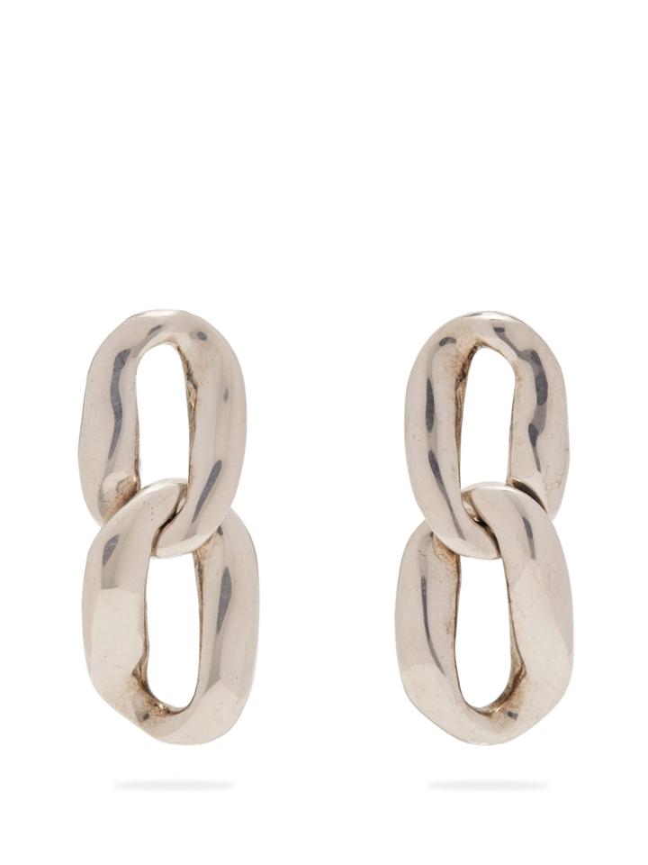 Saint Laurent Chain-link Earrings