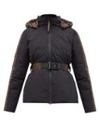 Matchesfashion.com Fendi - Rama Reversible Ff Print Shell Down Ski Jacket - Womens - Black