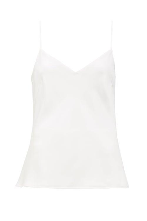 Matchesfashion.com Galvan - V-neck Satin Camisole - Womens - White