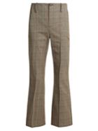 Balenciaga Prince Of Wales-checked Cotton Trousers