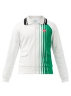 Casablanca - Expo Striped Jersey Track Jacket - Mens - Green White