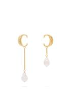 Matchesfashion.com Chlo - Darcey Asymmetric Pearl Pendant Earrings - Womens - Pearl