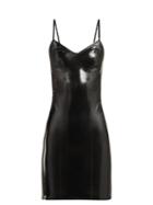 Matchesfashion.com Lisa Marie Fernandez - Tank Pvc Mini Dress - Womens - Black