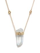 Jacquie Aiche - Quartz, Diamond & 14kt Gold Necklace - Womens - Blue