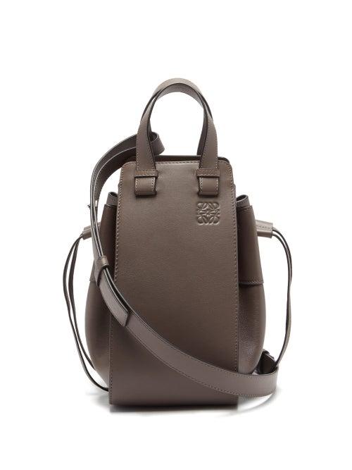 Matchesfashion.com Loewe - Hammock Small Leather Bag - Womens - Dark Grey