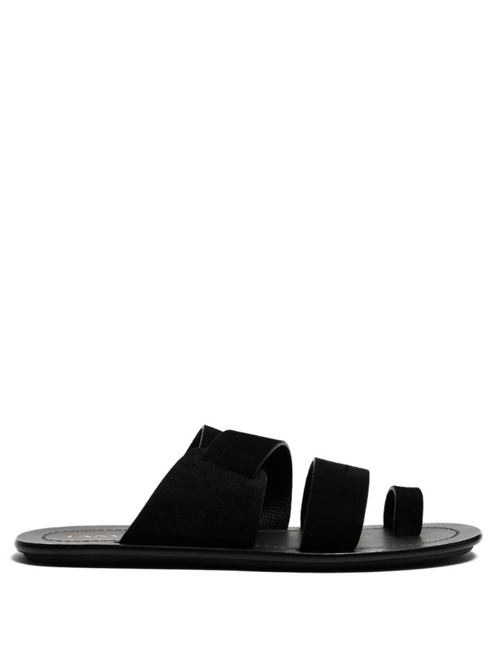 Lanvin Multi-strap Suede Sandals