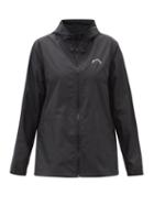 Matchesfashion.com The Upside - Serena Logo-print Hooded Windbreaker Jacket - Womens - Black