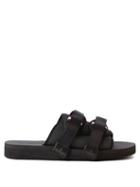 Moncler - Slideworks Nylon Slides - Mens - Khaki