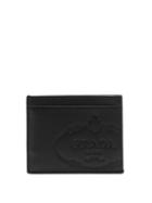 Matchesfashion.com Prada - Logo Debossed Saffiano Leather Cardholder - Mens - Black