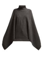 Matchesfashion.com Givenchy - High Neck Cashmere Sweater - Womens - Dark Grey