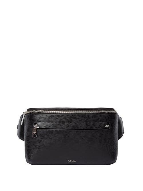 Paul Smith - Embossed-leather Cross-body Bag - Mens - Black