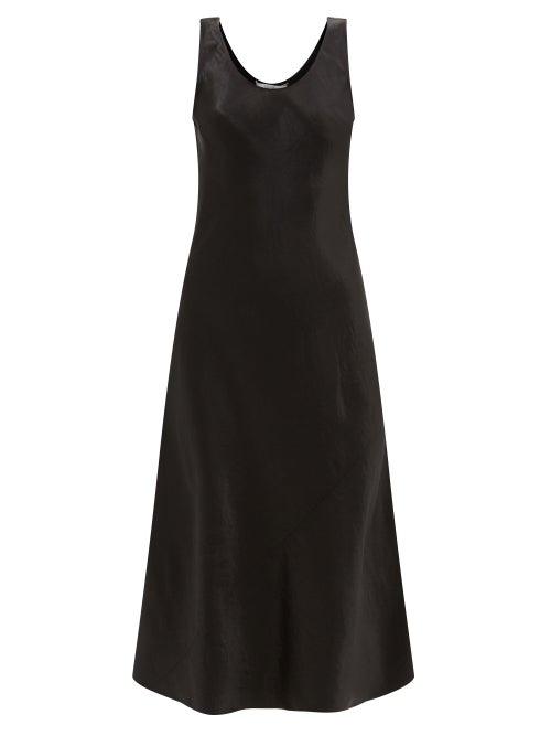 Max Mara Leisure - Talette Scoop-neck Tank Midi Dress - Womens - Black