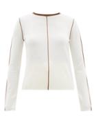 Ladies Rtw Max Mara - Osteo Sweater - Womens - Cream Brown