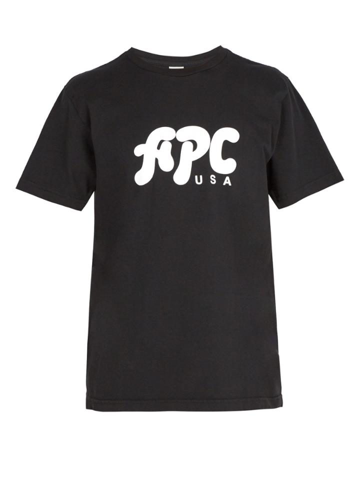 A.p.c. Marky Logo-print Cotton T-shirt