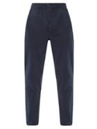 Matchesfashion.com Oliver Spencer - Evering Cotton-blend Seersucker Trousers - Mens - Blue