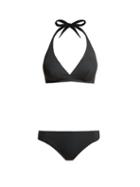 Matchesfashion.com Eres - Gang Scarlett Halterneck Bikini - Womens - Dark Grey