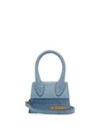 Matchesfashion.com Jacquemus - Le Chiquito Croc-embossed Leather Cross-body Bag - Womens - Blue