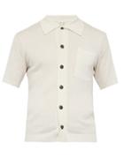 Matchesfashion.com You As - Harvey Ribbed Cotton Blend Shirt - Mens - White