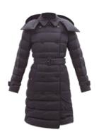 Burberry - Ashwick Quilted Down Coat - Womens - Navy