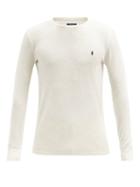 Matchesfashion.com Polo Ralph Lauren - Logo-embroidered Cotton-blend Pyjama Top - Mens - Beige