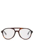 Matchesfashion.com Givenchy - Aviator Frame Acetate Glasses - Womens - Tortoiseshell