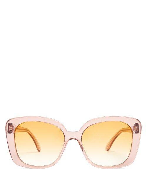 Matchesfashion.com Prism - Monaco Acetate Sunglasses - Womens - Pink