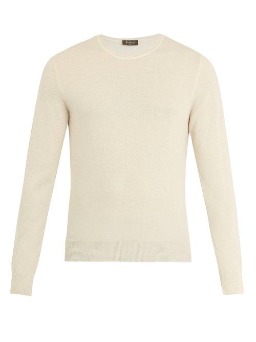 Matchesfashion.com Berluti - Crew Neck Cashmere Sweater - Mens - Beige