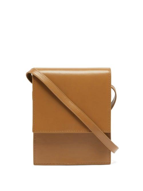 Matchesfashion.com Lemaire - Small Leather Satchel Bag - Mens - Brown