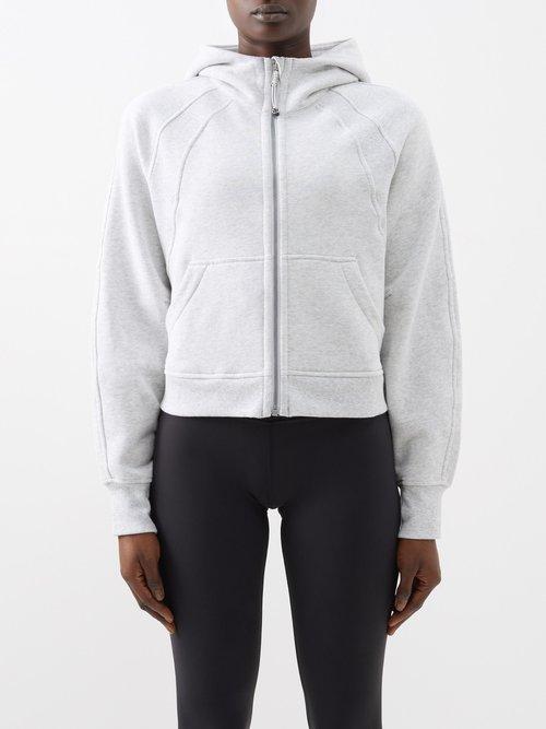 Lululemon - Scuba Cotton-blend Jersey Hoodie - Womens - Light Grey