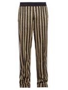 Matchesfashion.com Versace - Medusa Print Side Striped Track Pants - Mens - Brown