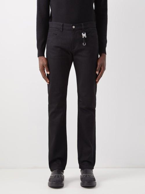1017 Alyx 9sm - Clip-buckle Slim-leg Jeans - Mens - Black
