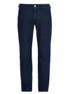 Matchesfashion.com Raf Simons - Regular Fit Straight Leg Jeans - Mens - Dark Navy
